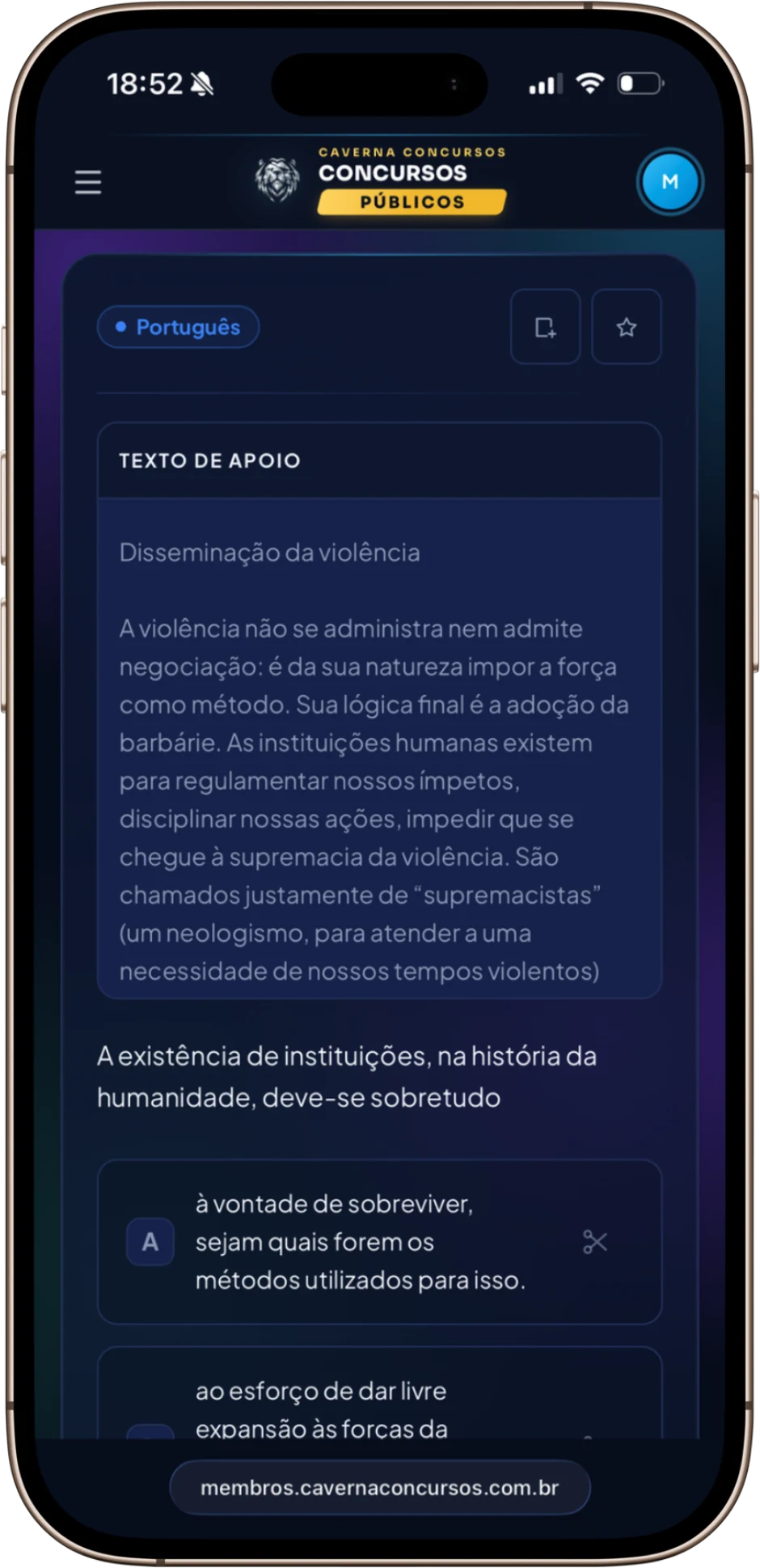 Questões comentadas