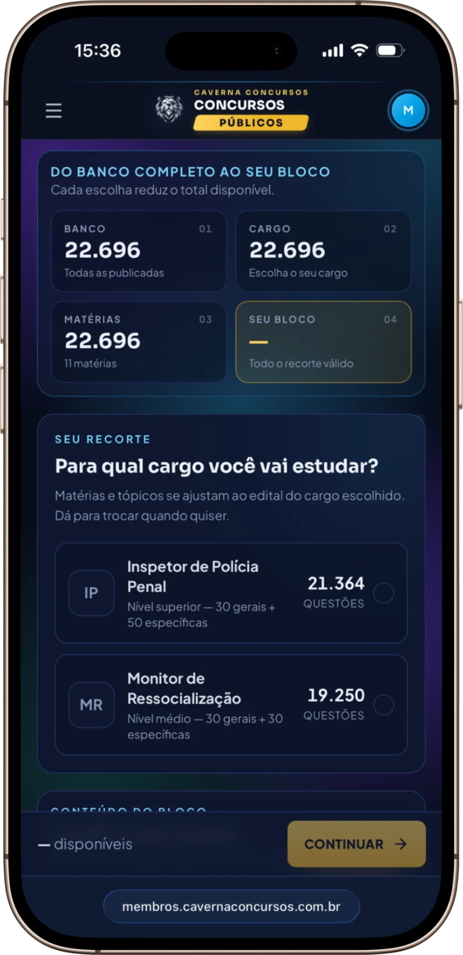 Banco de questões