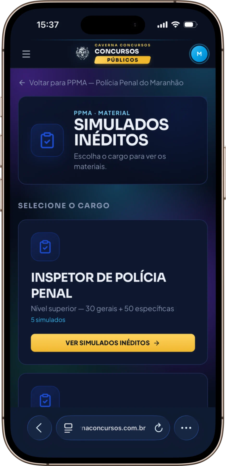 Simulados inéditos